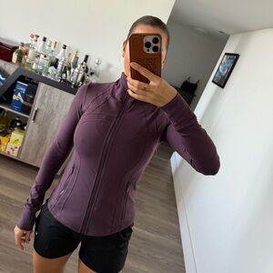 Purple Full-Zip Athletic Jacket